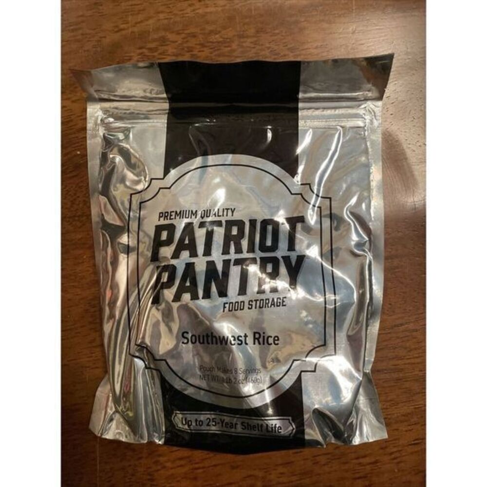 Patriot Survival Emergency Food Southwest Rice 8 Servings